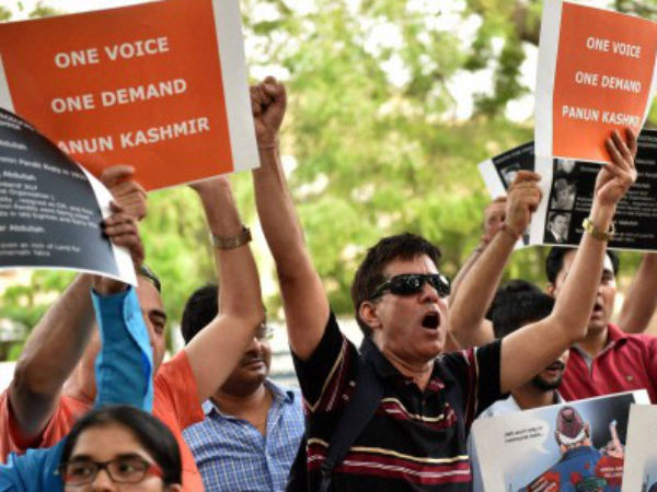 Kashmiri student protest