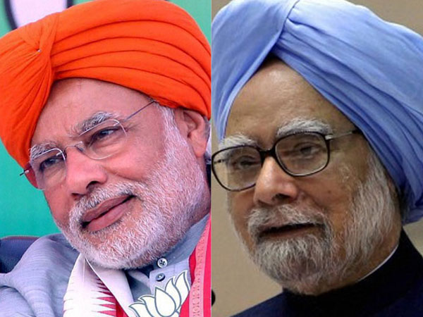 Modi and Manmohan Singh