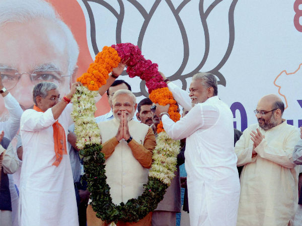 Modi praises Amit Shah for success in UP