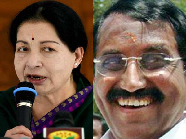 Jayalalithaa and Velusamy