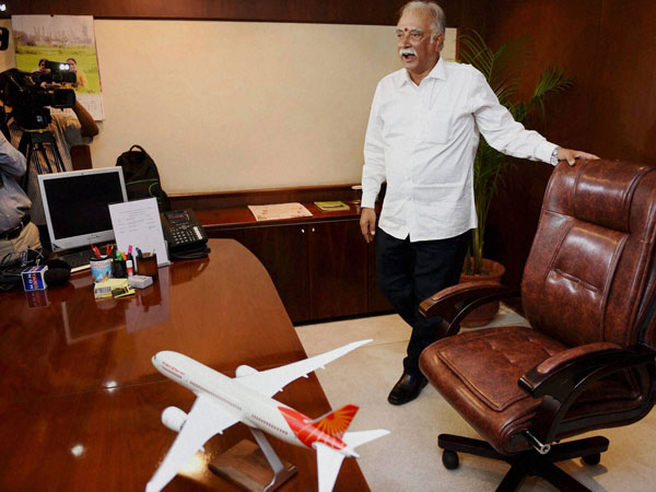 Raju takes charge of Aviation Min 