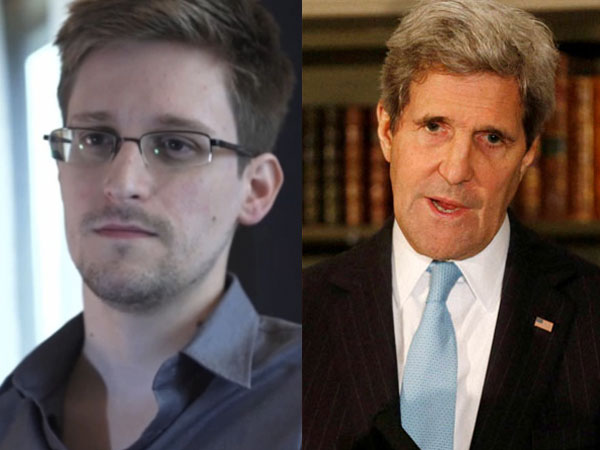 Kerry asks Snowden to come back to US