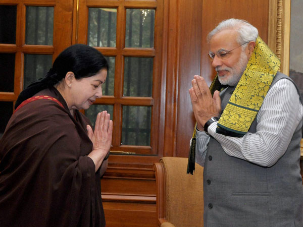 Jayalalitha to meet Narendra Modi today Jayalalitha to meet Narendra Modi today