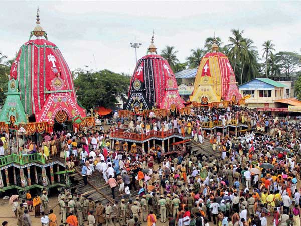 Ahmedabad, Jun 28: Amid tight security arrangements, the Chariot of Lord Jagannath is all set to roll on the city roads, where lakhs of devotees will seek divine blessings during the 137th edition of the Rath Yatra beginning tomorrow from the 400-year-old temple in Jamalpur area here.