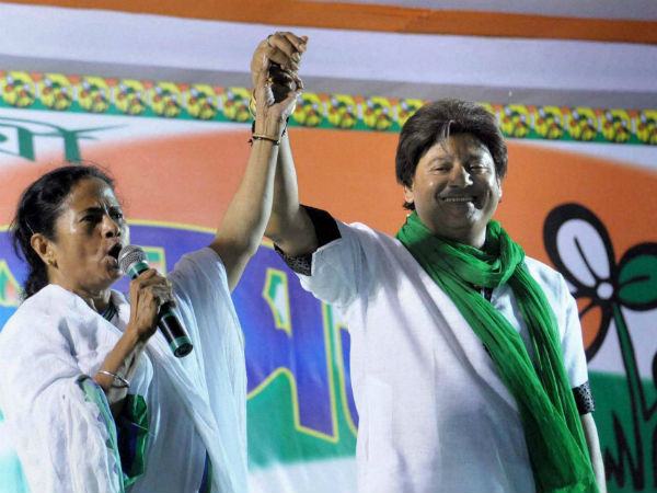 Mamata Banerjee and Tapas Pal
