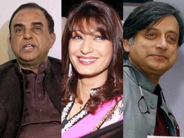 Swamy, Sunanda and Tharoor