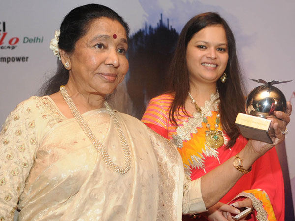Renowned singer Asha Bhonsle during `Asha Ji - a brimful of magic`