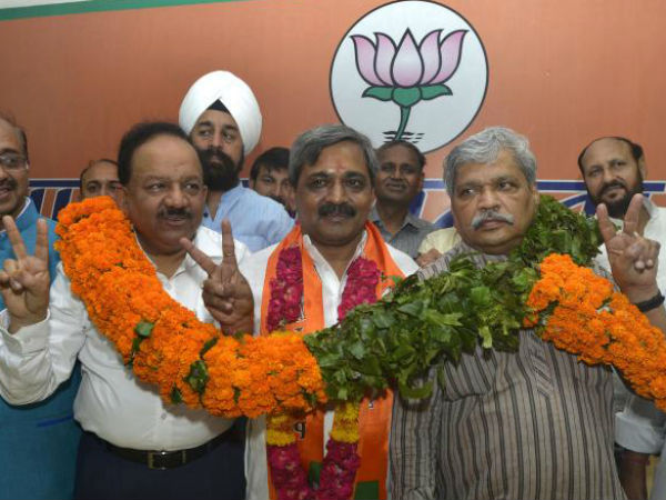 Delhi BJP leaders.