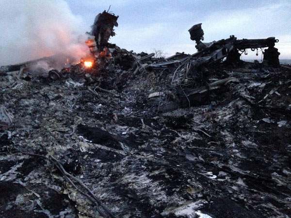 MH 17 wasn't in restricted airspace