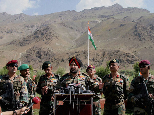 Army Chief General Bikram Singh addresses a function