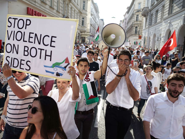 Protest against Israel-Gaza conflict