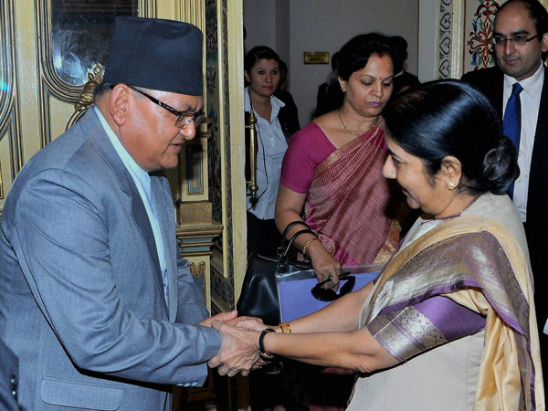 Sushma Swaraj in Nepal