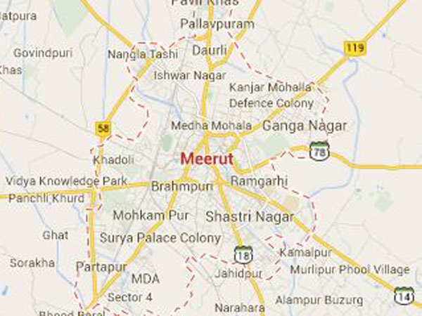 Meerut map
