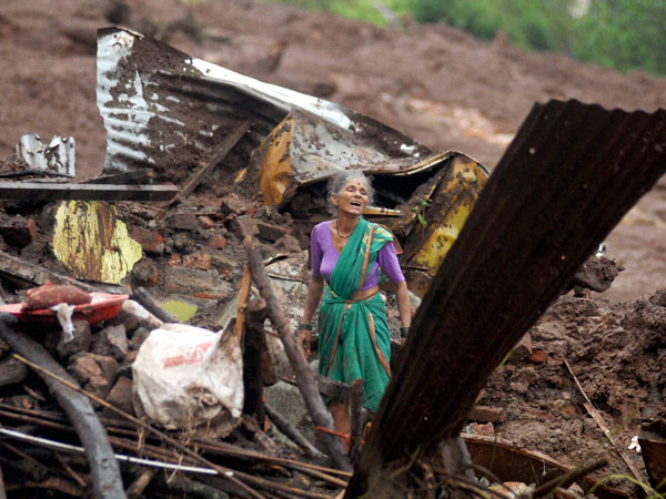Pune landslide: Rajnath assures full Central assistance Pune landslide: Rajnath assures full Central assistance