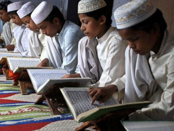 There are about 35,000 madrasas operational in India.
