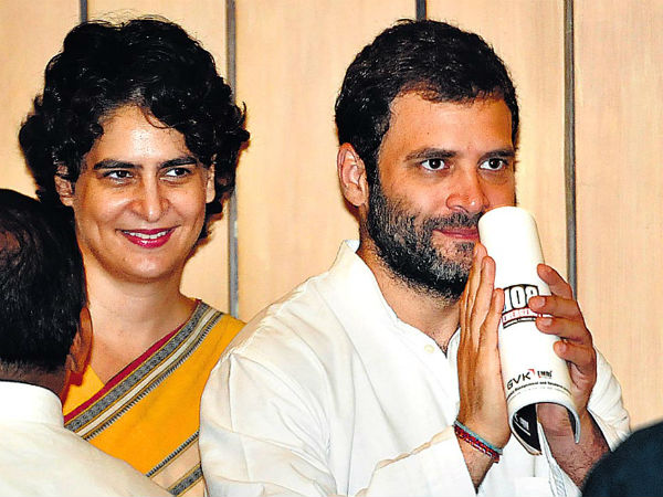 Rahul and Priyanka Gandhi