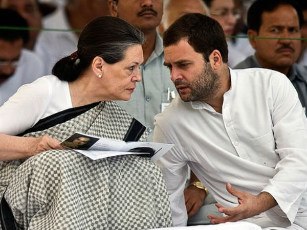 Sonia Gandhi and Rahul gandhi