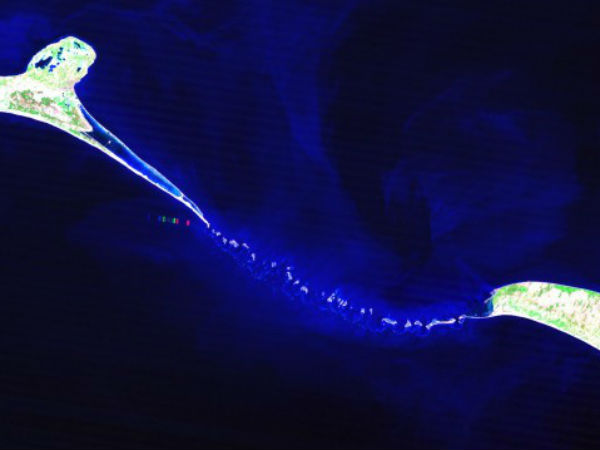 An image of Ram Setu by NASA. An image of Ram Setu by NASA.
