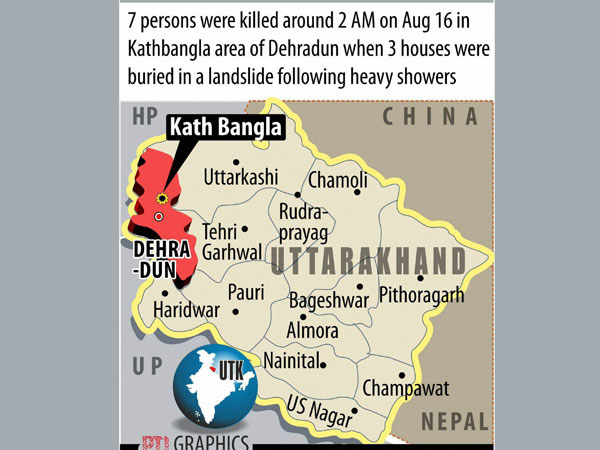 Seven killed in landslide in Uttarakhand