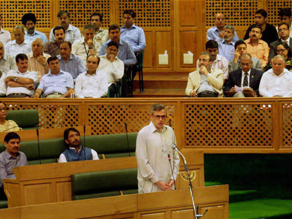 Chaos in Jammu and Kashmir Assembly Chaos in Jammu and Kashmir Assembly