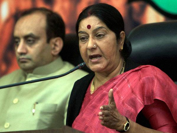 Swaraj returns home after Vietnam visit