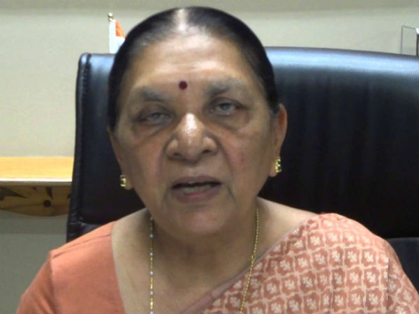Gujarat CM Anandiben Patel