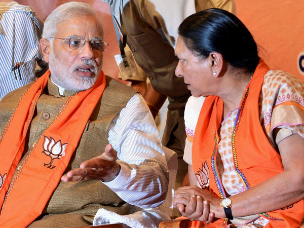 Anandiben Patel and Narendra Modi
