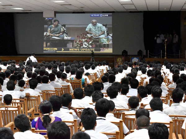 Over 71 lakh students heard PM's speech
