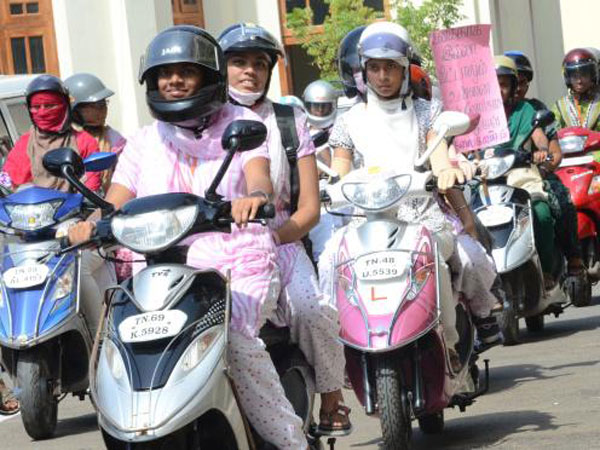 Helmet mandatory for women two-wheeler riders in Delhi from today; Sikhs exempted