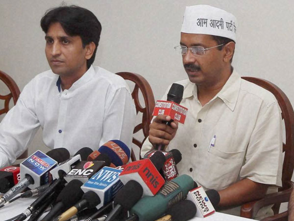 Kejriwal and Kumar Vishwas