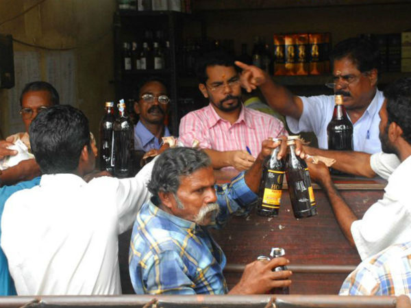 Liquor shop in Kerala