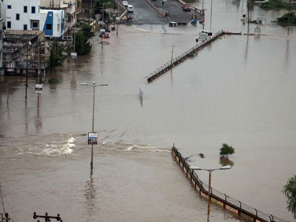 More than 12,000 relocated as flood hits Vadodara city