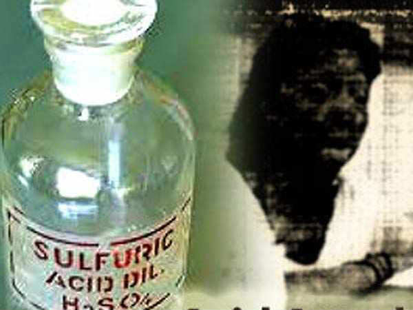 Acid attack