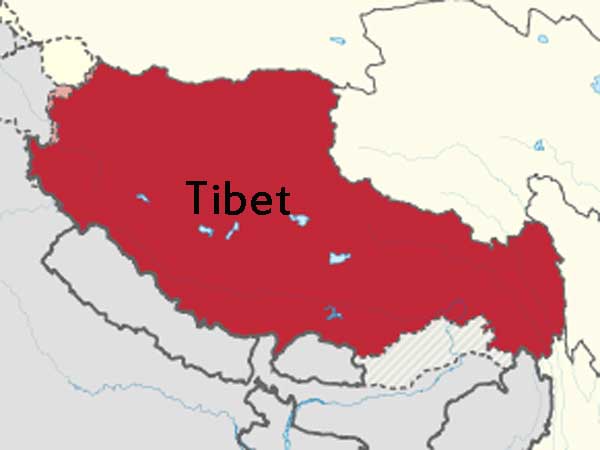 Tibet map