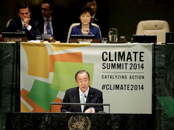 Moon speaks at UN Climate Summit Moon speaks at UN Climate Summit