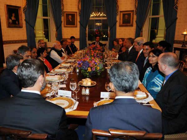 Modi keeps away from exquisite food