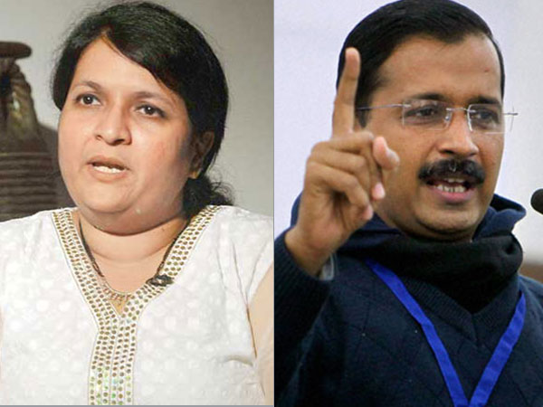 Anjalali Damani and Kejriwal