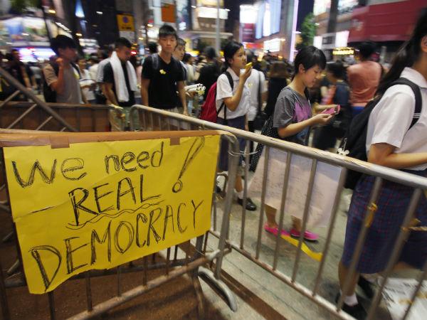 Hong Kong protests can cause havoc:China