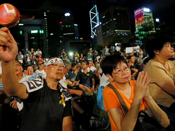 HK: Pro-democracy demonstrators divided HK: Pro-democracy demonstrators divided