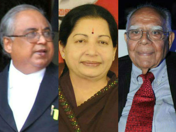 Jayalalithaa and Ram Jethmalani