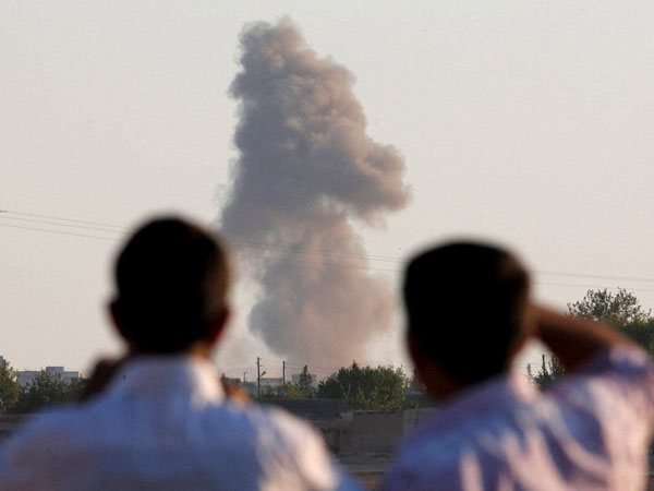 Air strikes in Syria