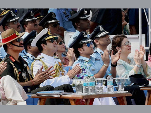 Sachin Tendulkar, cricket legend and honorary Group Captain
