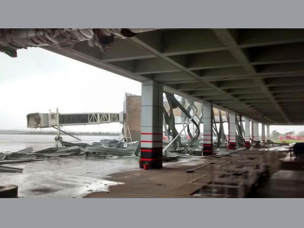 Cyclone damages Visakhapatnam Airport