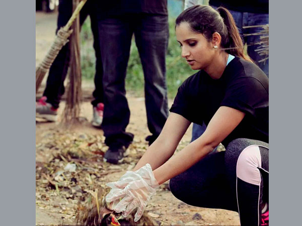 Sania joins 'Swachh Bharat' cmpaign