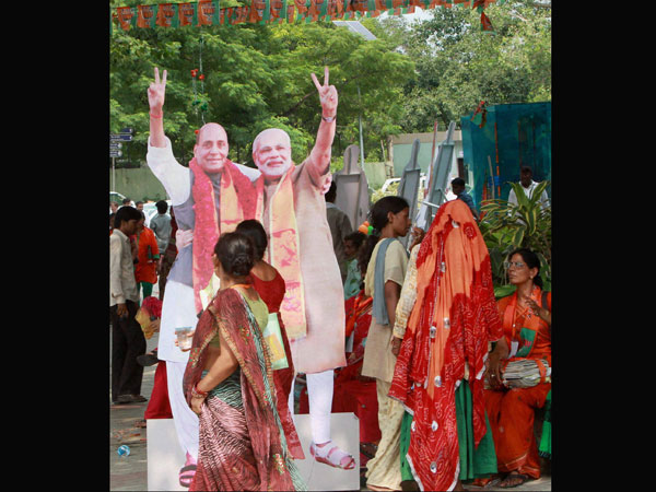 Modi and Rajnath Singh