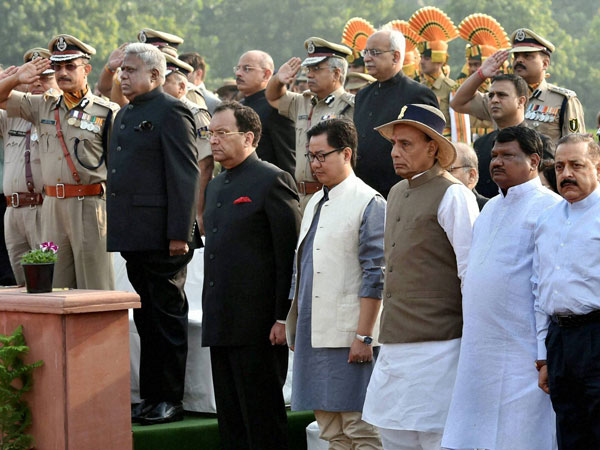 Occasion of Police Commemoration Day in New Delhi