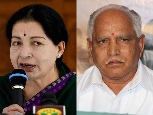 Jayalalithaa and Yeddyurappa