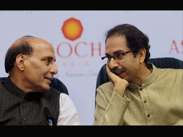 Rajnath Singh and Uddhav Thackeray