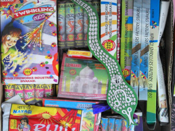 Sivakasi firecrackers are famous in the market.