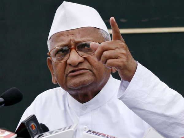 Anna Hazare unhappy with Modi government Anna Hazare unhappy with Modi government